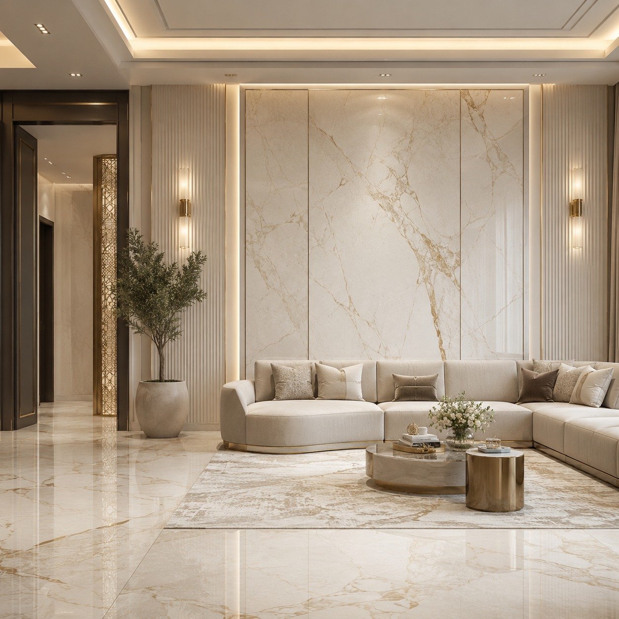 Elegant finished living space